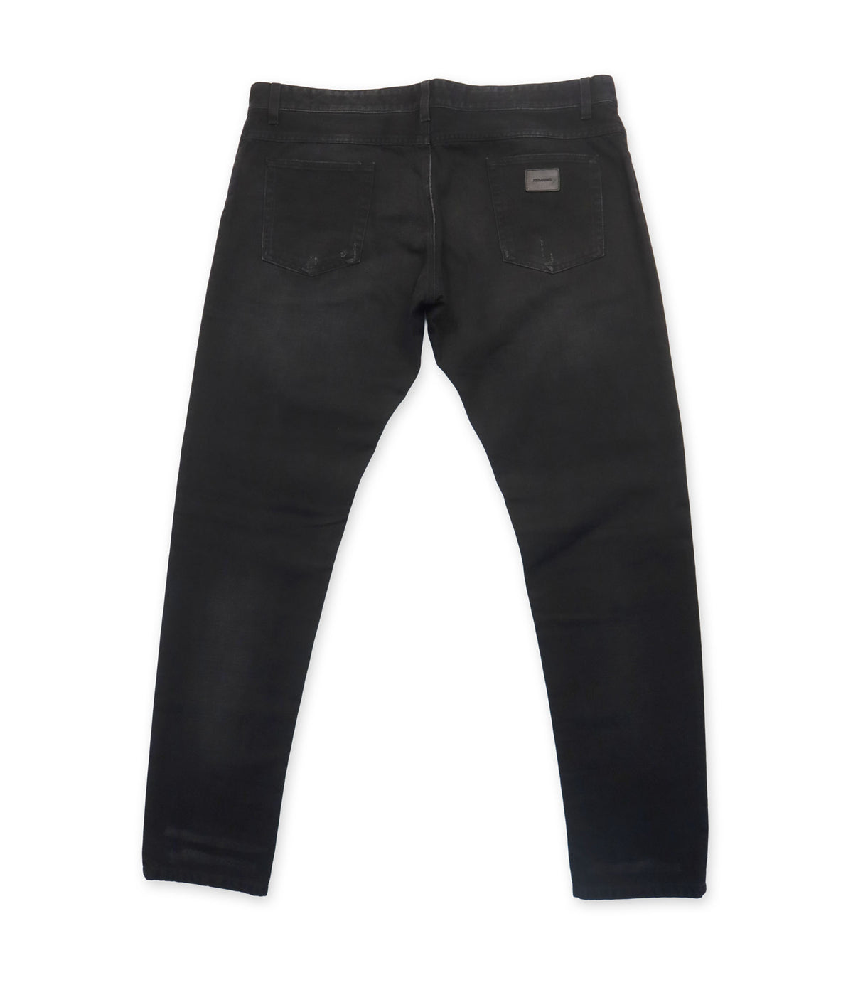 Dolce & Gabbana schwarze Herren Jeans mit Used-Effekten Größe 56 Made in Italy