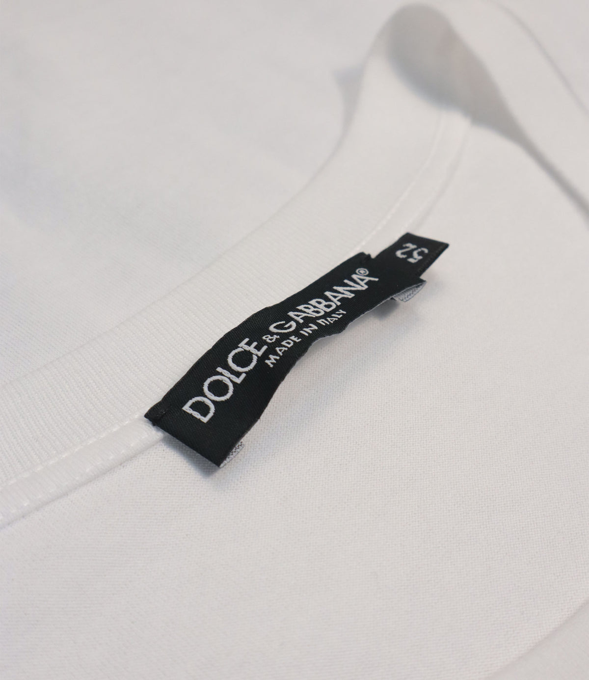 Dolce & Gabbana Tanktop weiß Baumwolle Größe 54 DG Logo