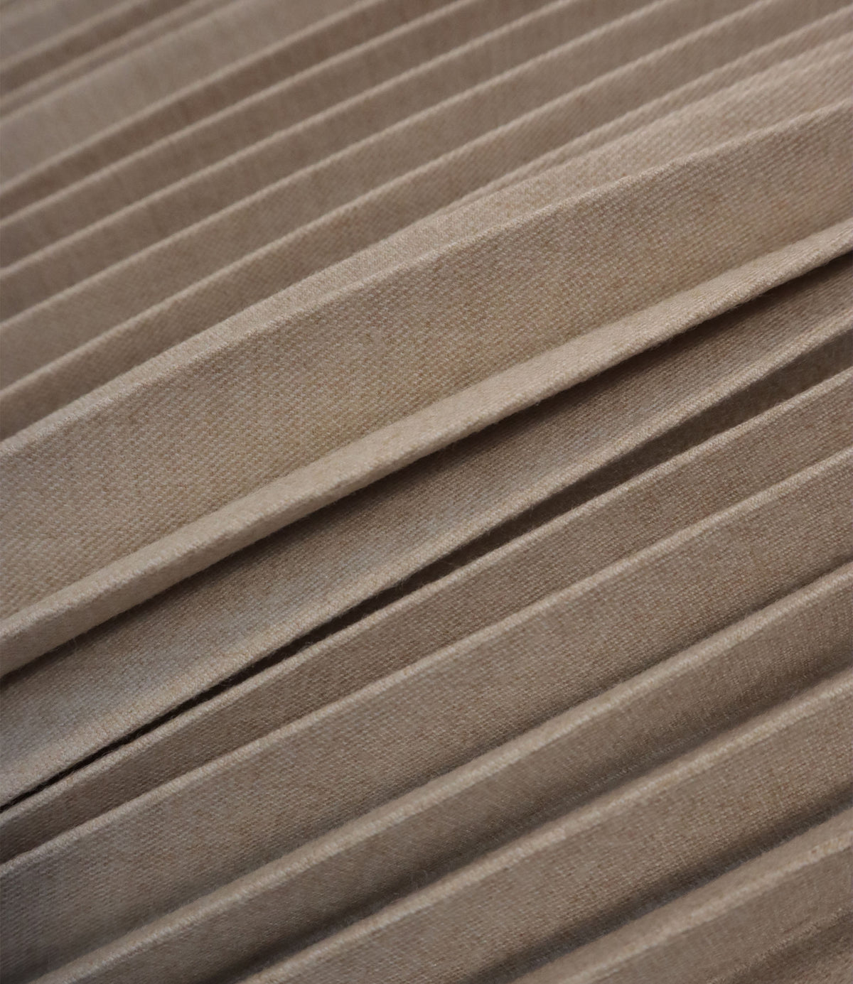 Agnona Rock beige aus Wolle Größe IT40 mit Plissee-Design