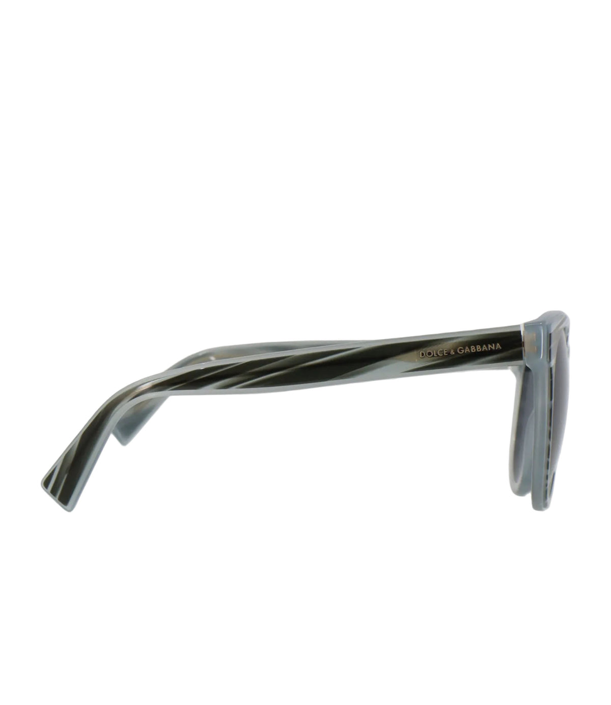Dolce & Gabbana Sonnenbrille rund grau transparent minimalistisch luxuriös Designer Accessoire