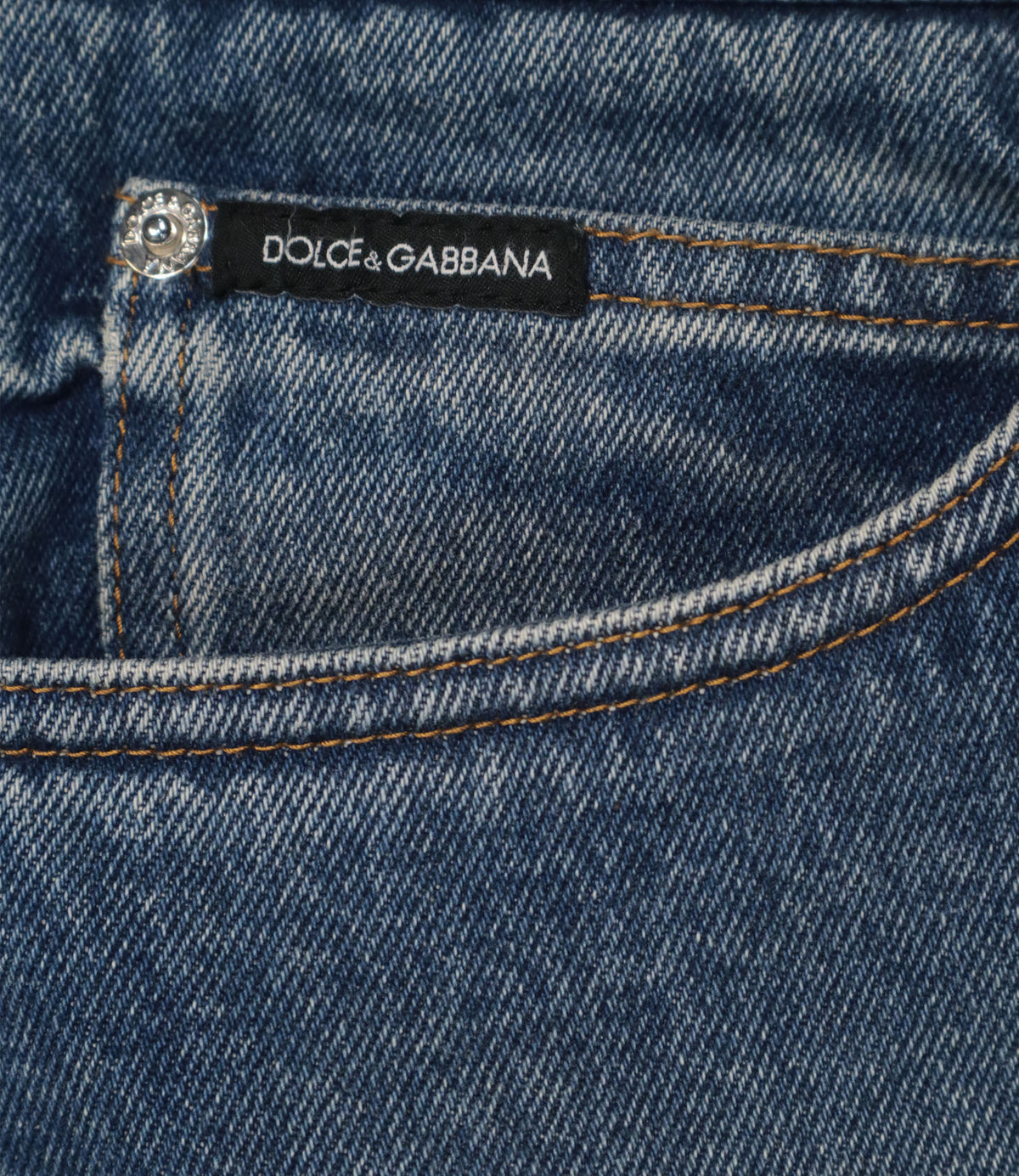 Dolce & Gabbana Herren Jeans Blau Regular Fit IT 58 aus Baumwolle Made in Italy