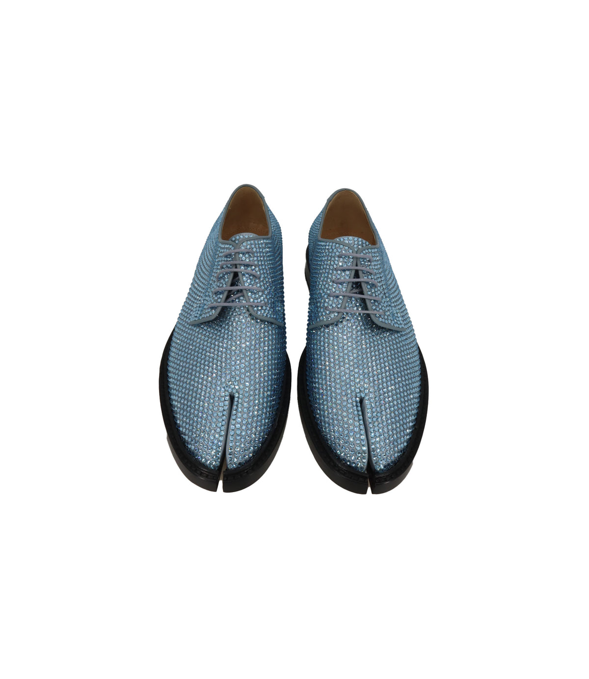 Maison Margiela Schnürschuhe hellblau Strass Größe 39