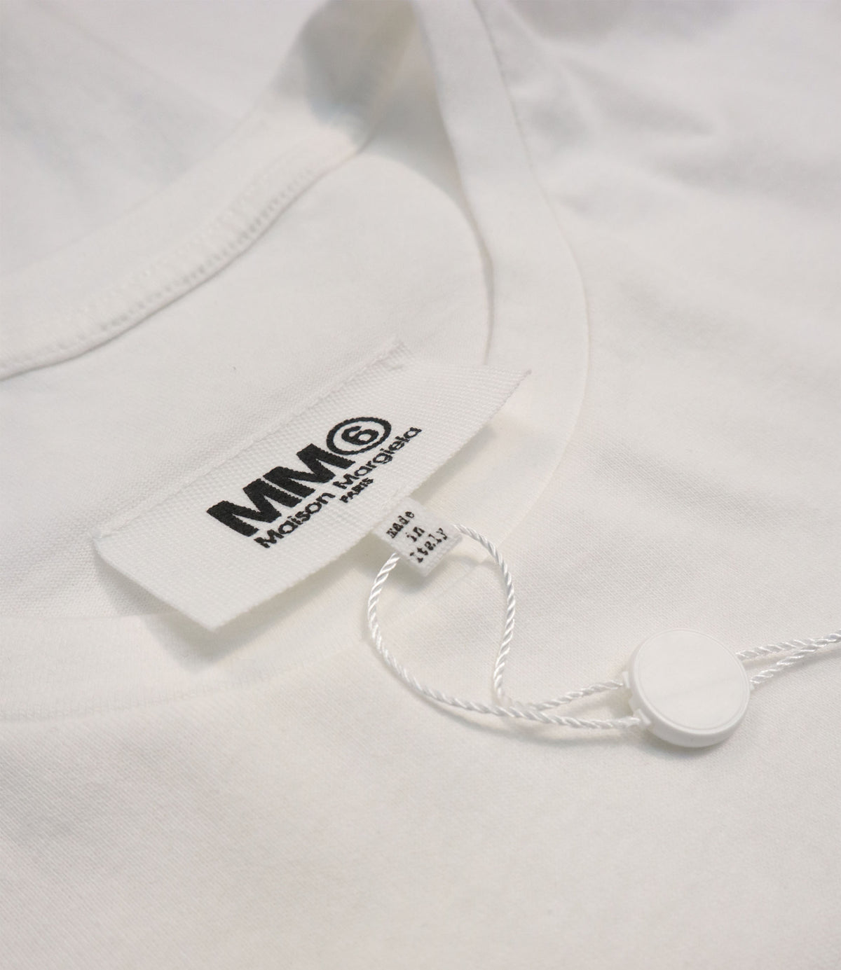 Maison Margiela weißes T-Shirt mit Besteck Print Größe M