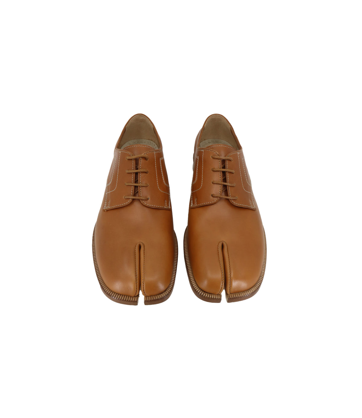 Maison Margiela Schnürschuhe Größe 39 braune Derby Lederschuhe Designer Herrenschuhe