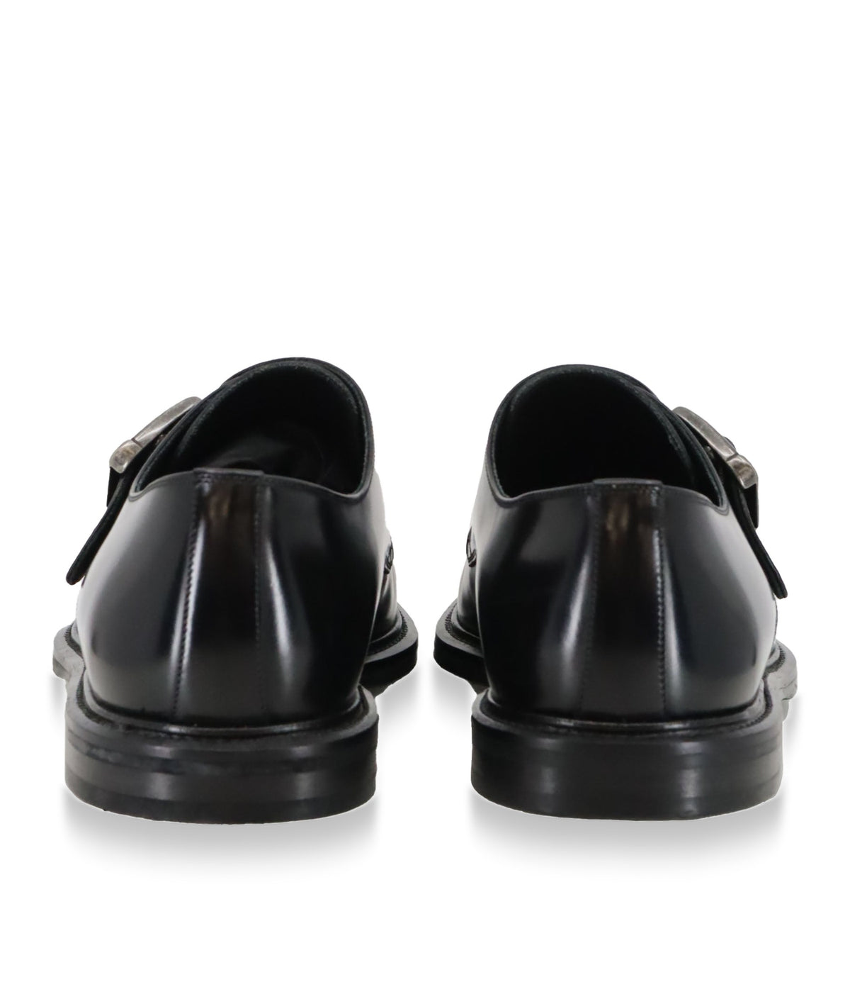 Dolce & Gabbana Monkstrap Schuhe schwarz Leder Größe 43