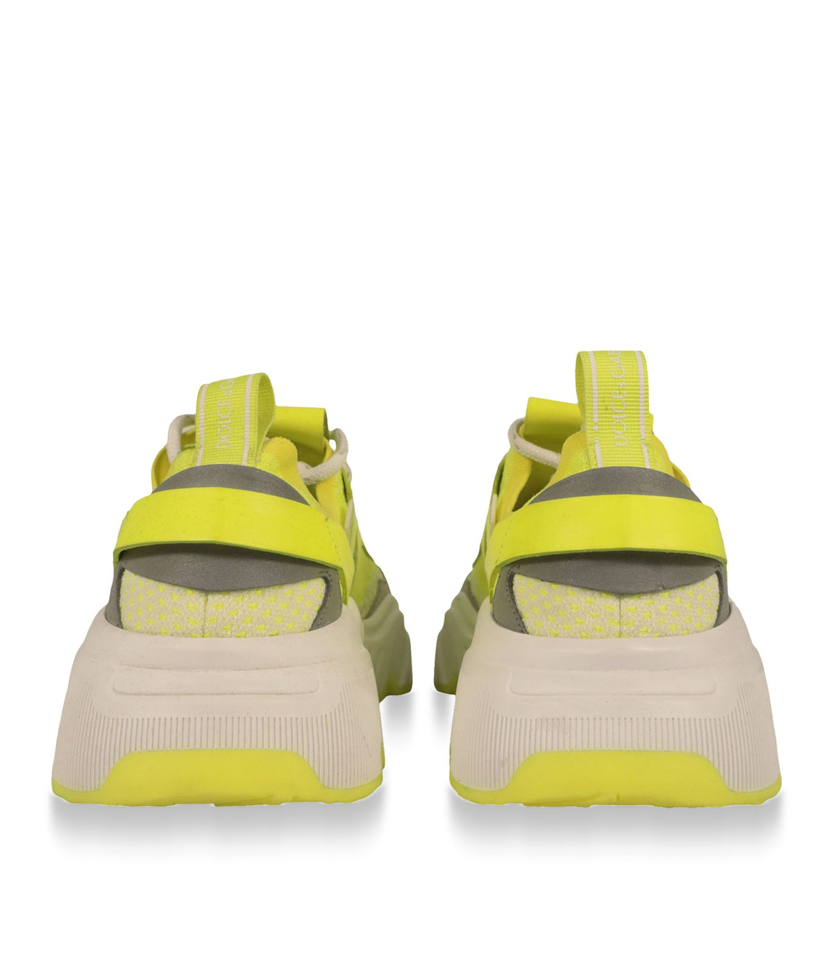 Dolce & Gabbana Sneaker Größe 40,5 in Neon-Gelb mit Chunky-Sohle und Veloursleder-Details im Dolce & Gabbana Sale.