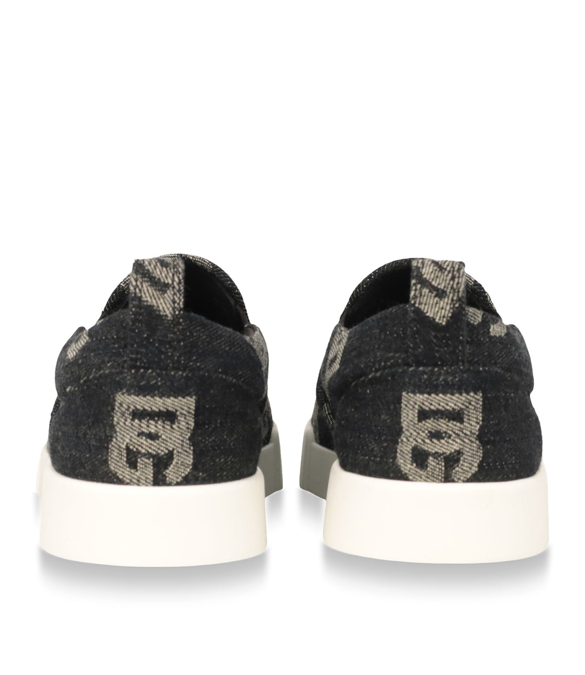 Dolce & Gabbana Slip-On Sneaker Größe 39 schwarz denim logo luxus sneaker