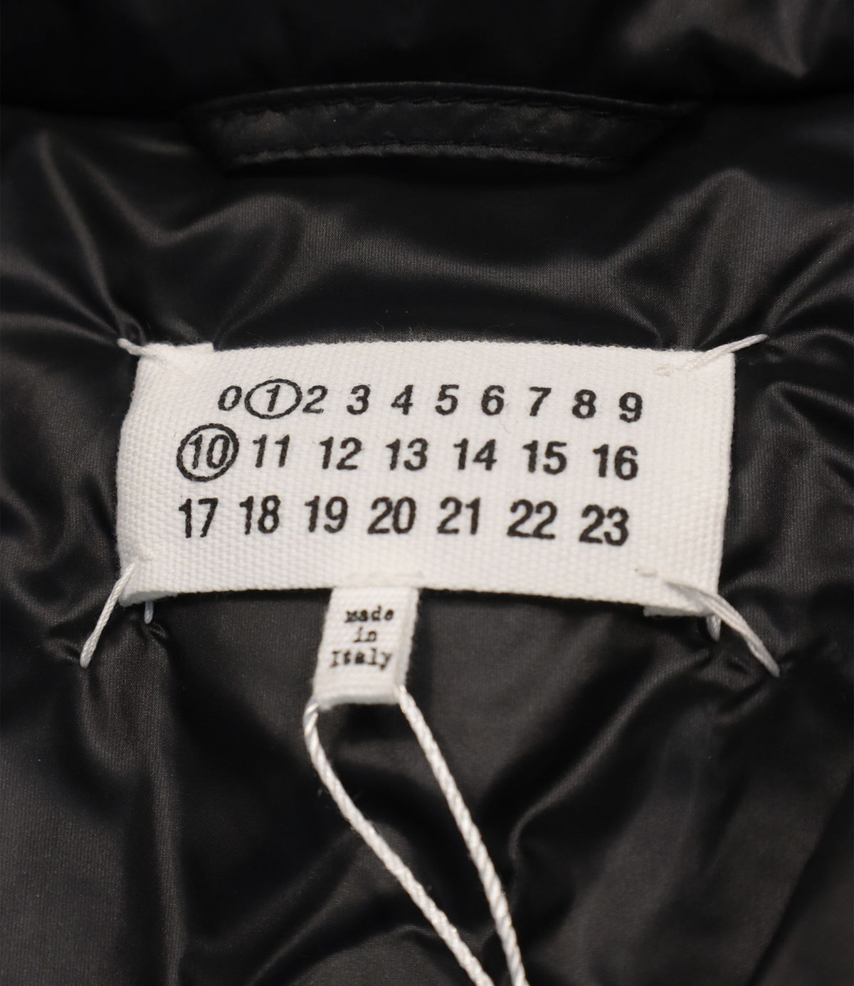 Maison Margiela schwarze Steppjacke Größe IT 44 Made in Italy