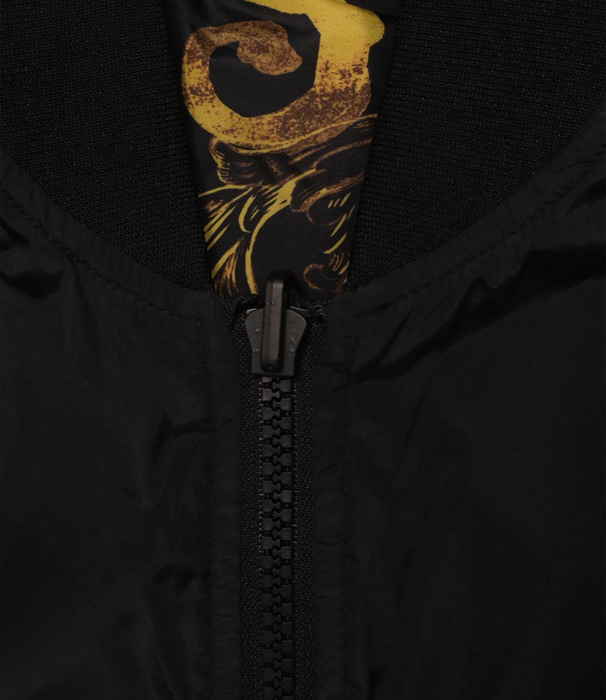 Versace Jeans Couture Bomberjacke schwarz gold mit Barockmuster Größe 48