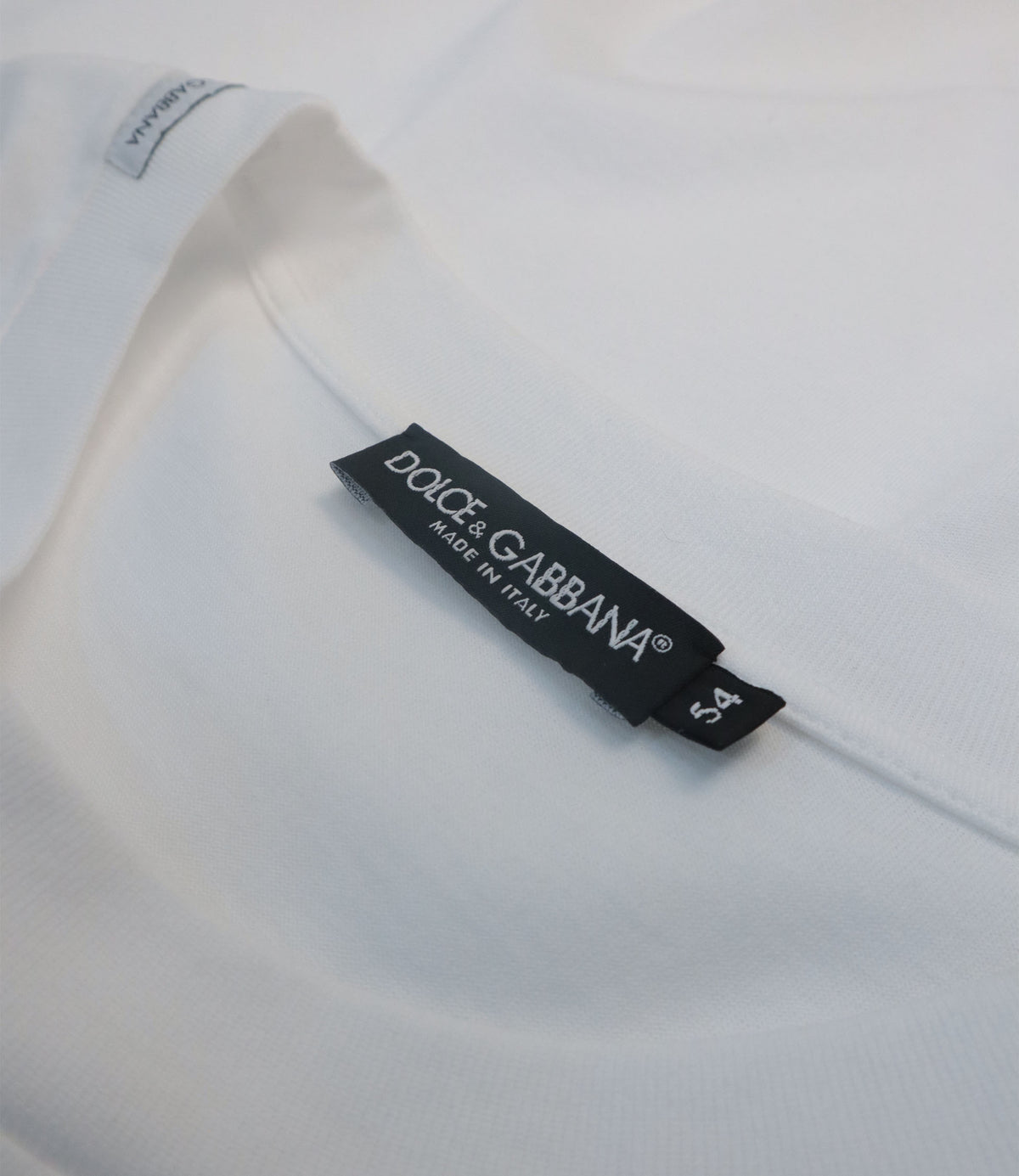 Dolce & Gabbana T-Shirt weiß Italia Patch Herren IT54