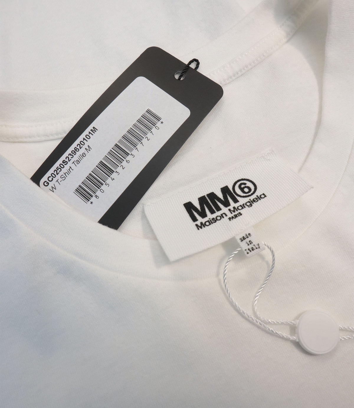 Maison Margiela weißes T-Shirt mit Besteck Print Größe M
