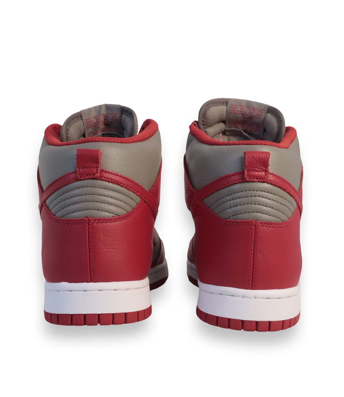 Air Jordan High-Top Sneaker Größe 45 in Rot und Grau aus hochwertigem Leder im Sale
