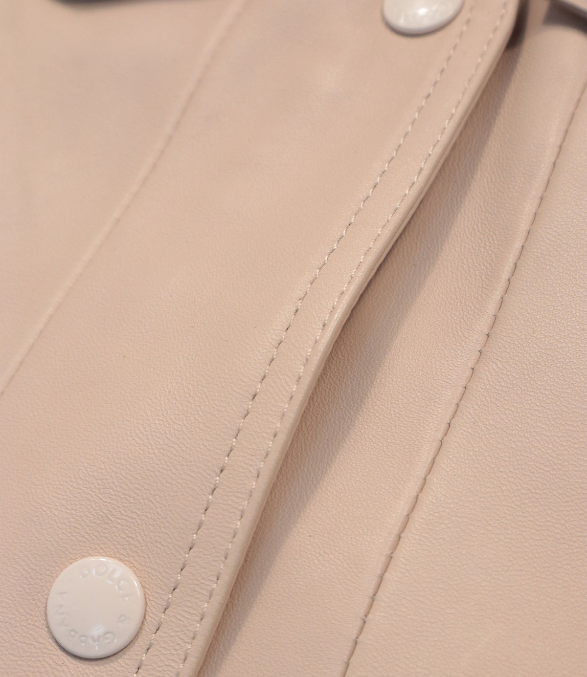Dolce & Gabbana Lederweste Beige Größe 40 Damen Luxus Sale