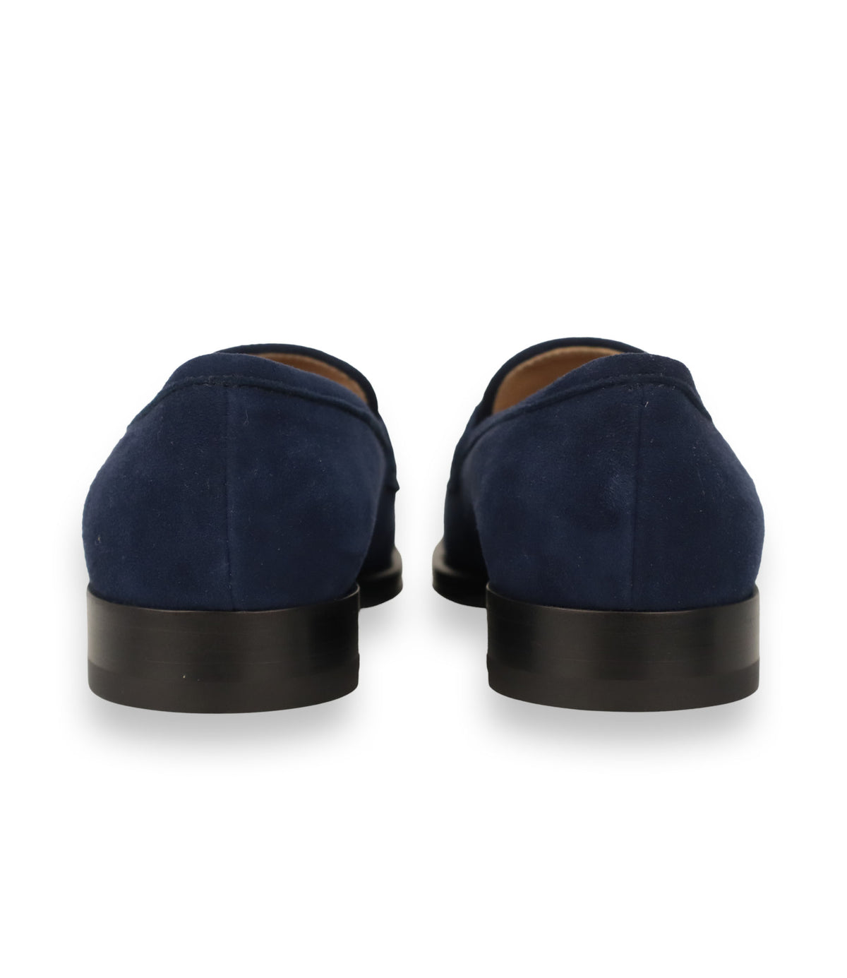 Sergio Rossi Damen Loafer Größe 35 aus dunkelblauem Veloursleder