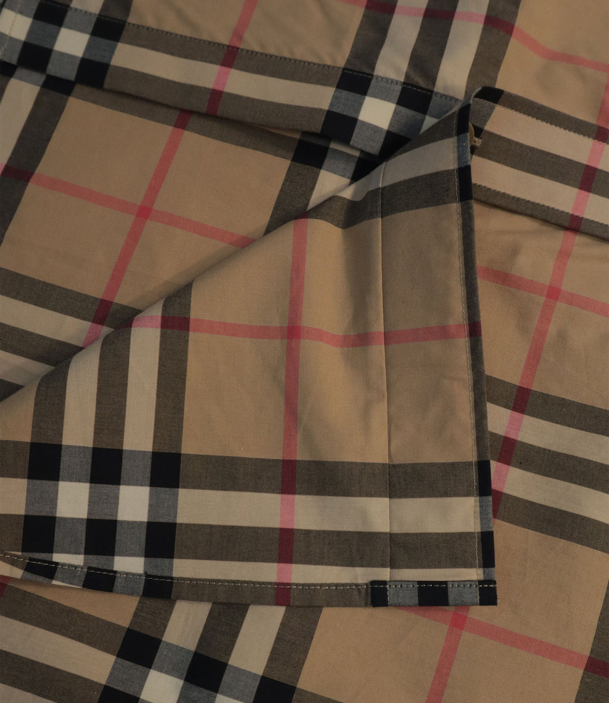 Burberry Hemd kariert beige Herren Größe M Luxus Designerhemd