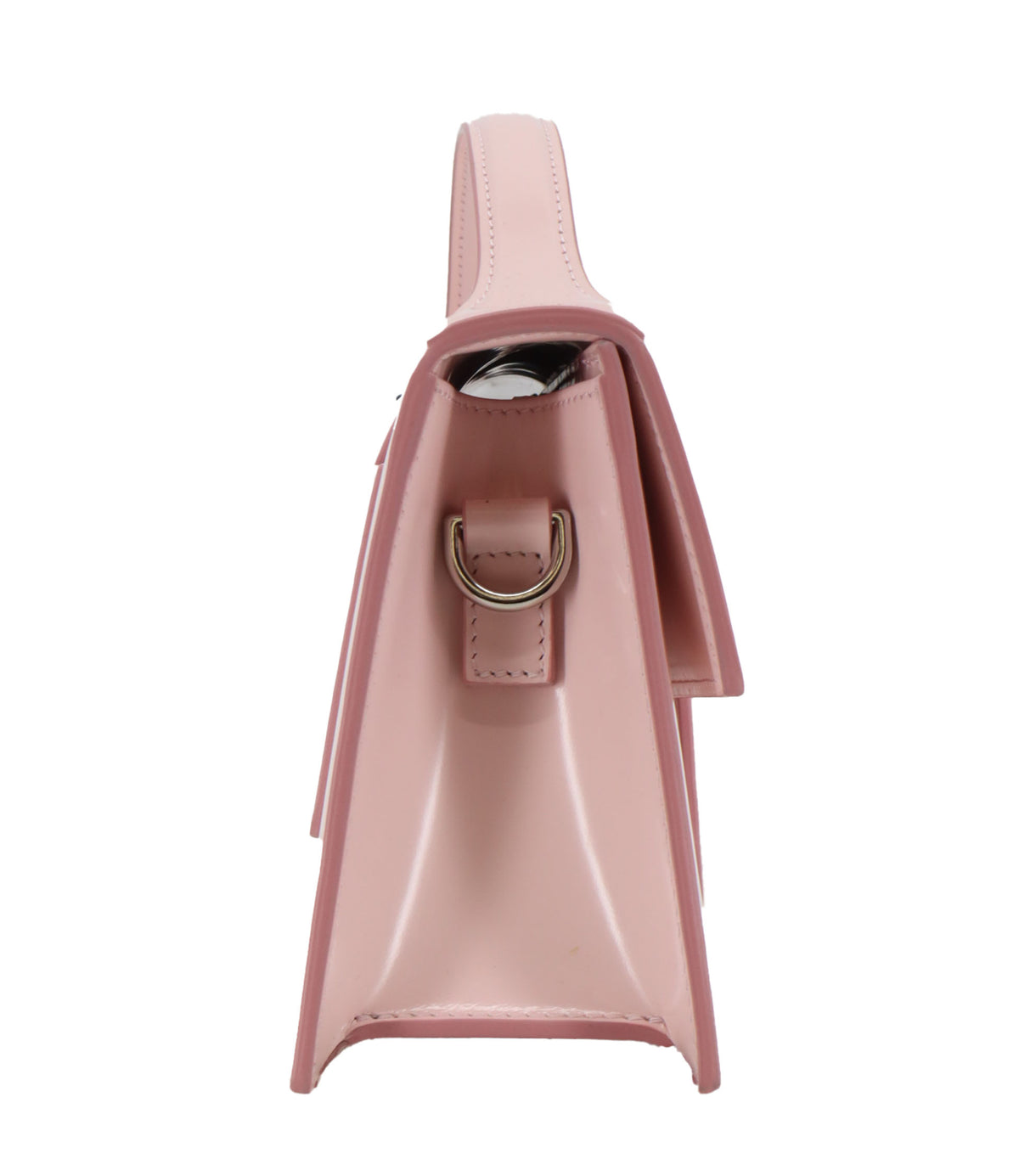 Jacquemus Handtasche Rosa aus glattem Leder mit Logo-Detail