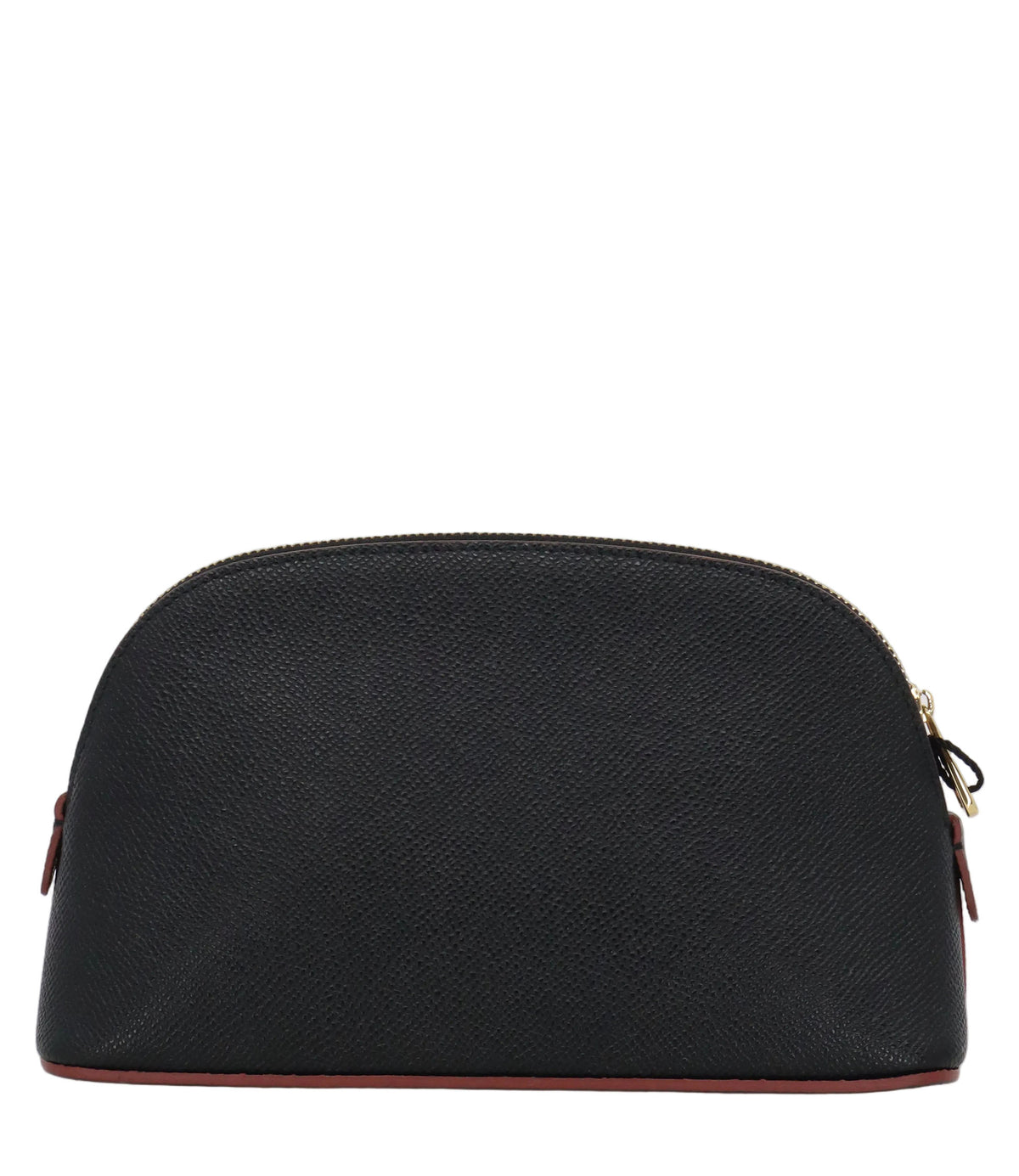 Dolce & Gabbana Kosmetiktasche rosa aus Leder mit Logo-Plakette