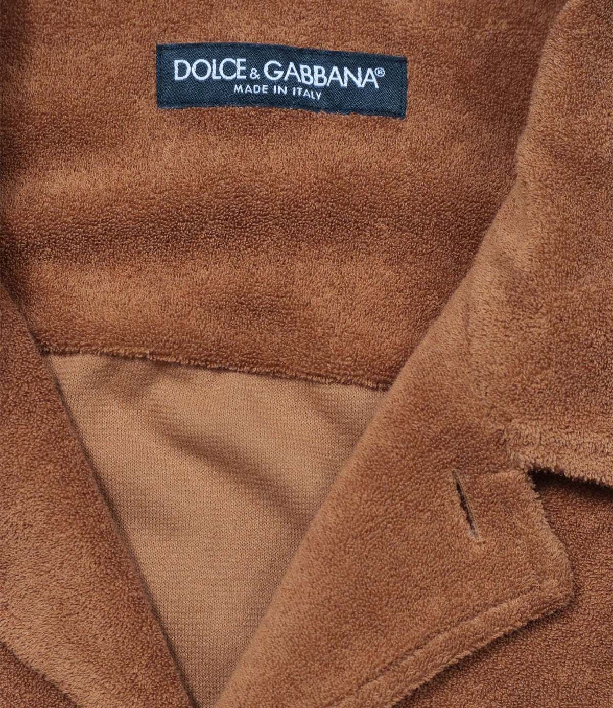 Dolce & Gabbana Kurzarmhemd aus Baumwolle in Hazel Braun Größe 40