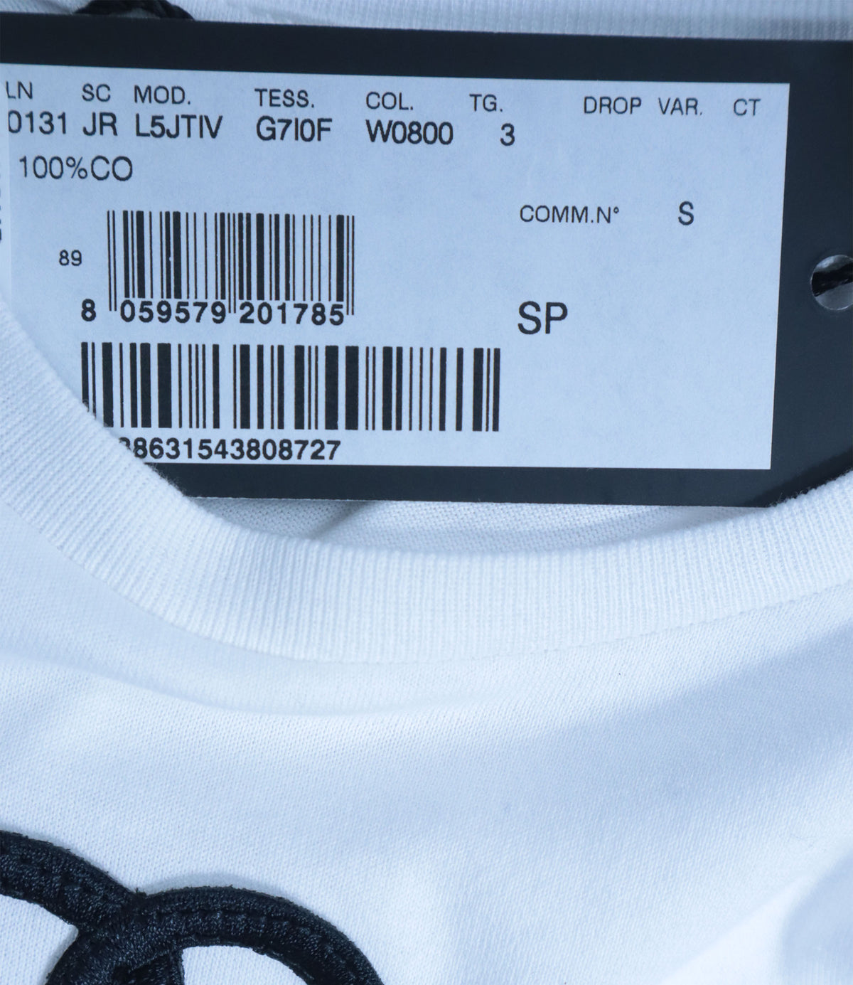 Dolce & Gabbana Kinder T-Shirt Weiß mit DG Logo aus Baumwolle