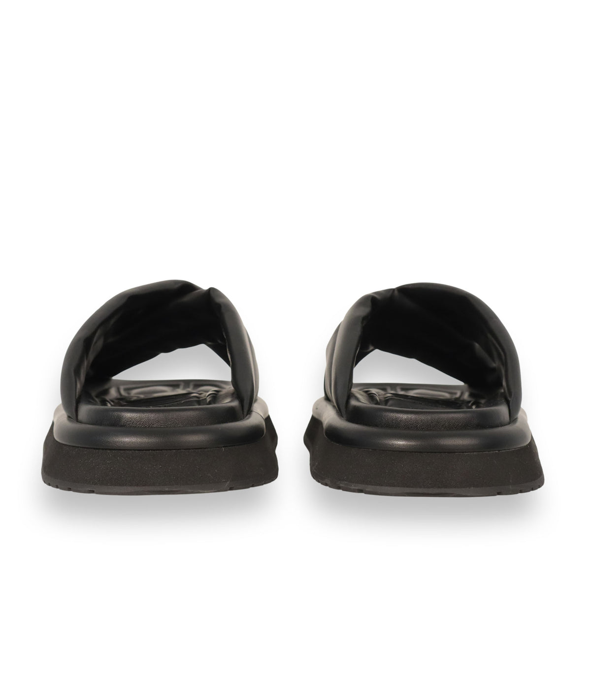 Dolce & Gabbana Sandalen schwarz Leder Größe 41 Designer Slides
