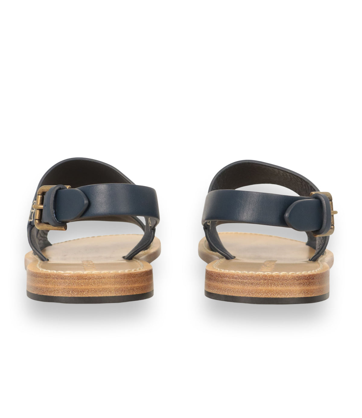 Dolce & Gabbana Sandalen blau Größe 42 Luxus Leder Sandalen