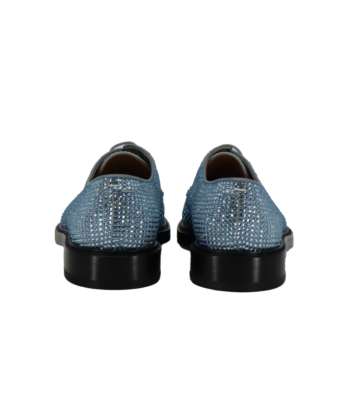 Maison Margiela Schnürschuhe hellblau Strass Größe 39