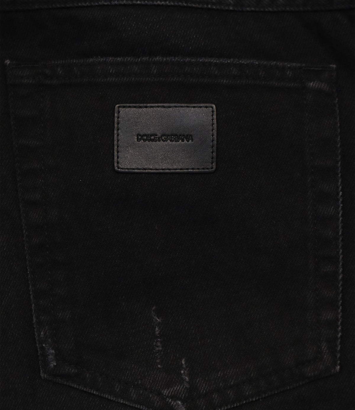 Dolce & Gabbana schwarze Herren Jeans mit Used-Effekten Größe 56 Made in Italy