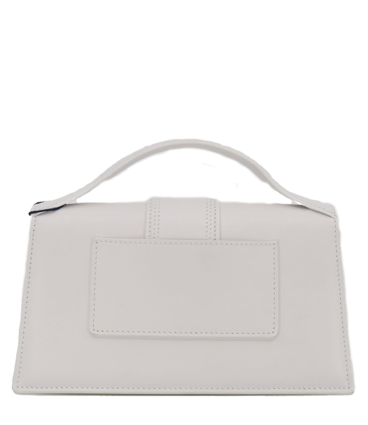 Jacquemus Handtasche Weiß aus Leder mit goldfarbenem Logo