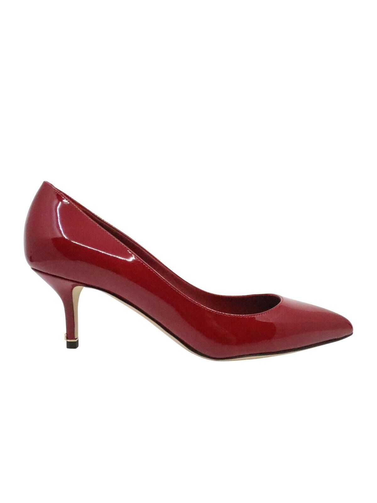 Dolce & Gabbana High Heels Größe 36,5 in Rot aus Lackleder mit spitzer Form und Kitten Heel
