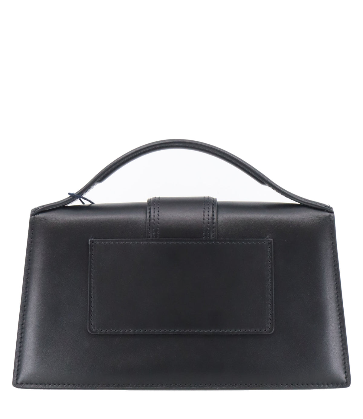 Jacquemus Handtasche Schwarz aus Glattleder mit Goldlogo