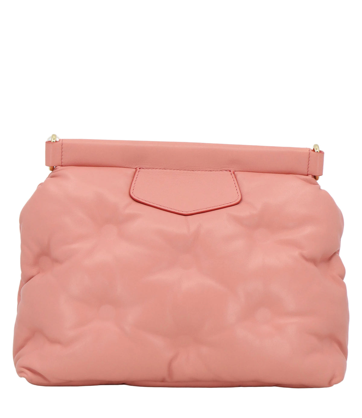 Maison Margiela Handtasche rosa gesteppt aus Leder
