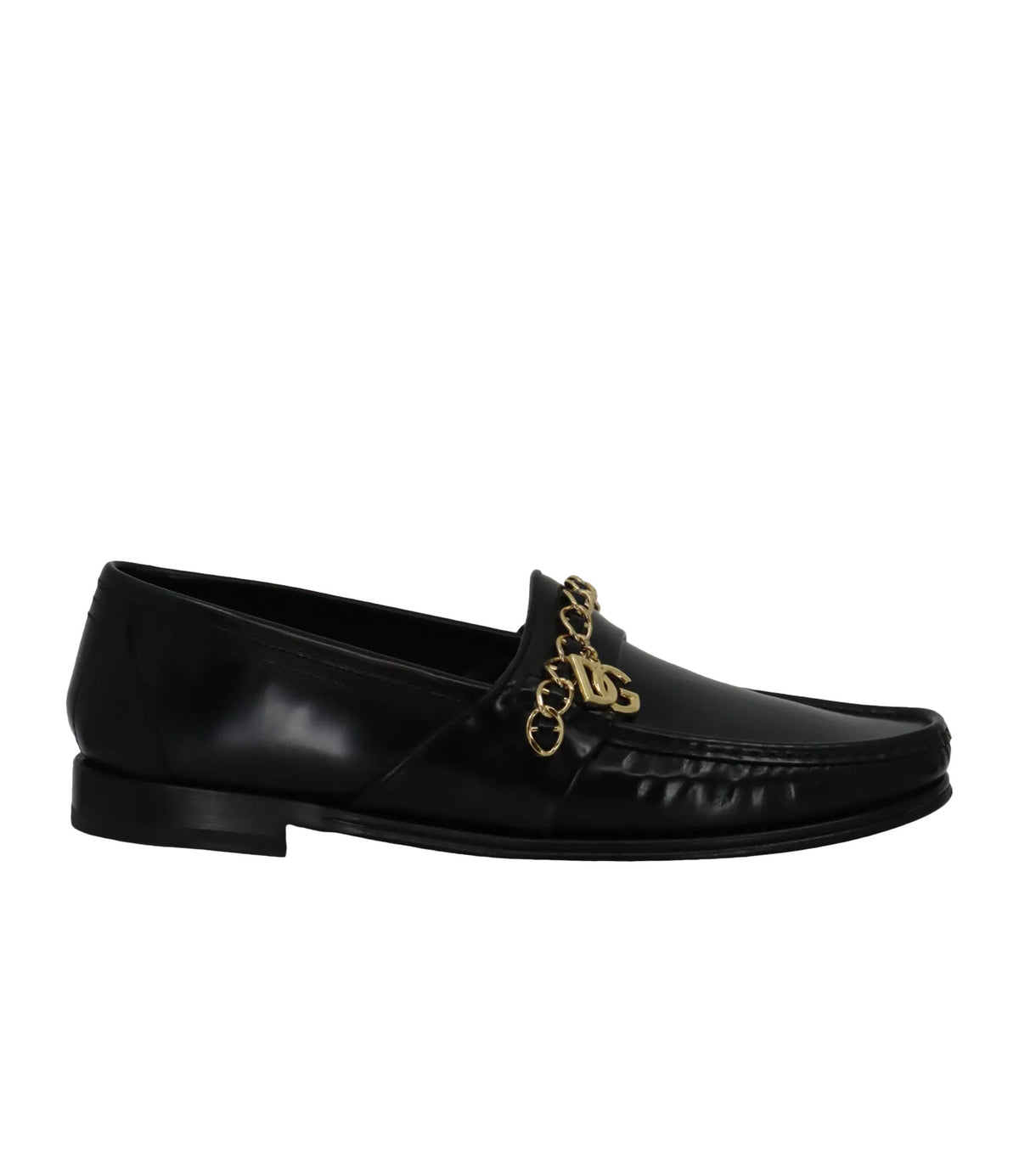 Dolce & Gabbana Loafer schwarz Leder Größe 43 Herren Schuhe