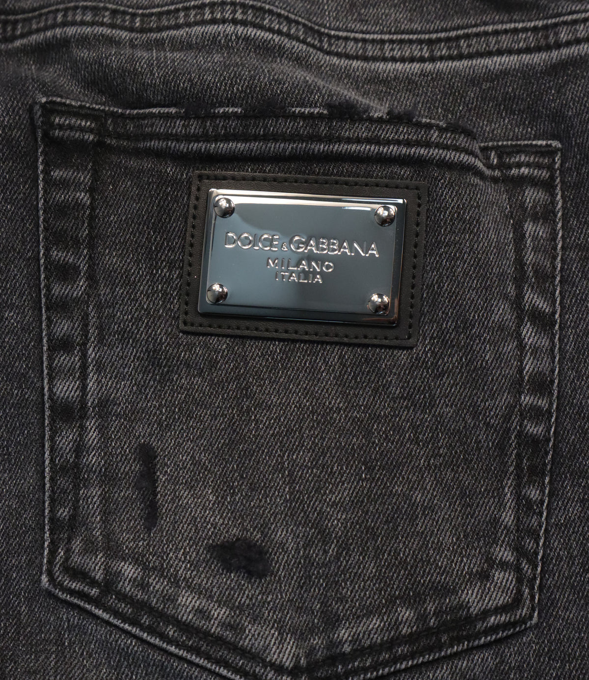Dolce & Gabbana Jeans Größe 48 in Anthrazit aus Baumwoll-Stretch-Denim mit Slim-Fit-Schnitt und italienischer Verarbeitung.