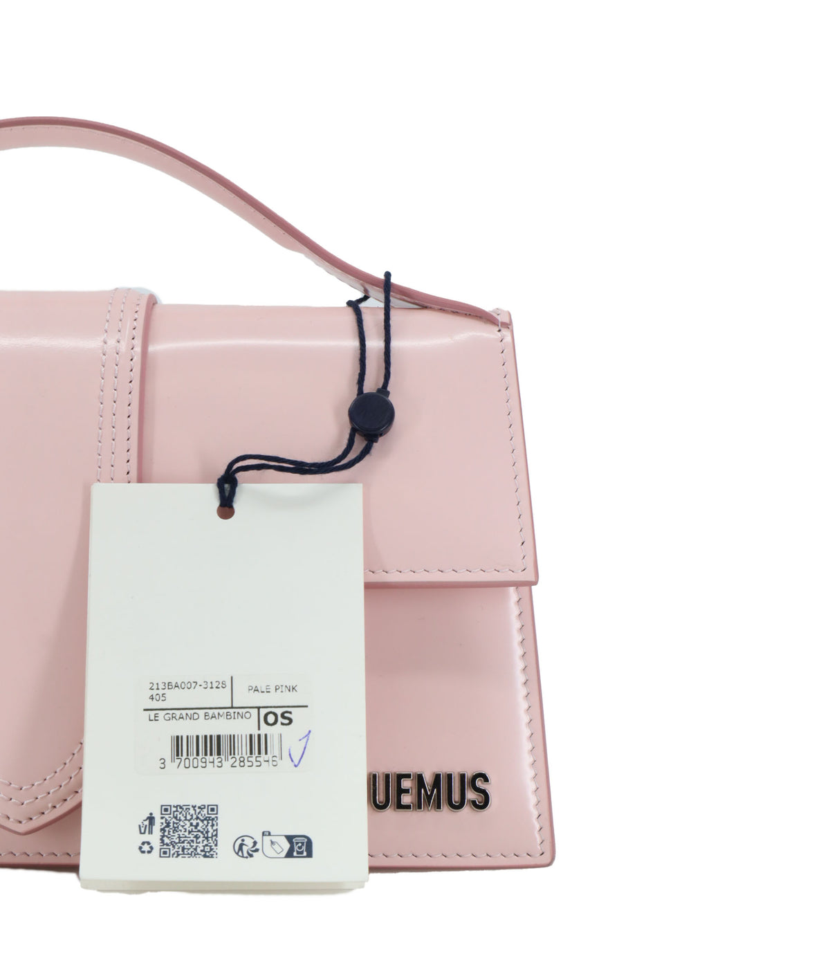 Jacquemus Handtasche Rosa aus glattem Leder mit Logo-Detail