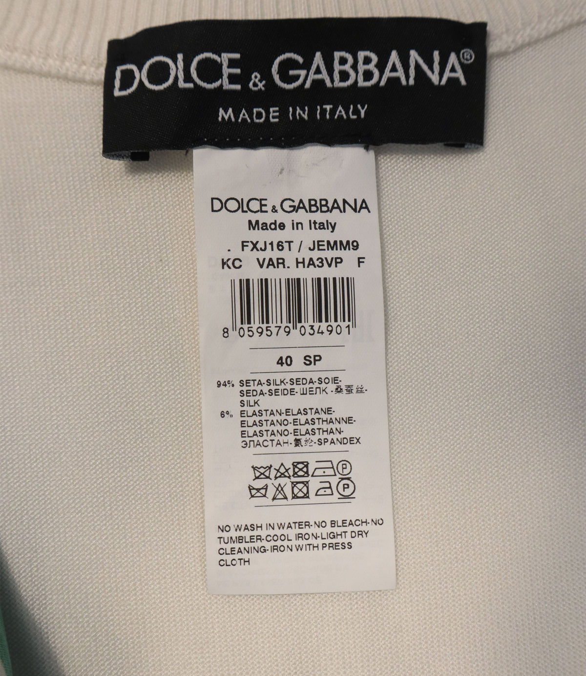 Dolce & Gabbana Strickjacke Seide floral creme IT40 Sale
