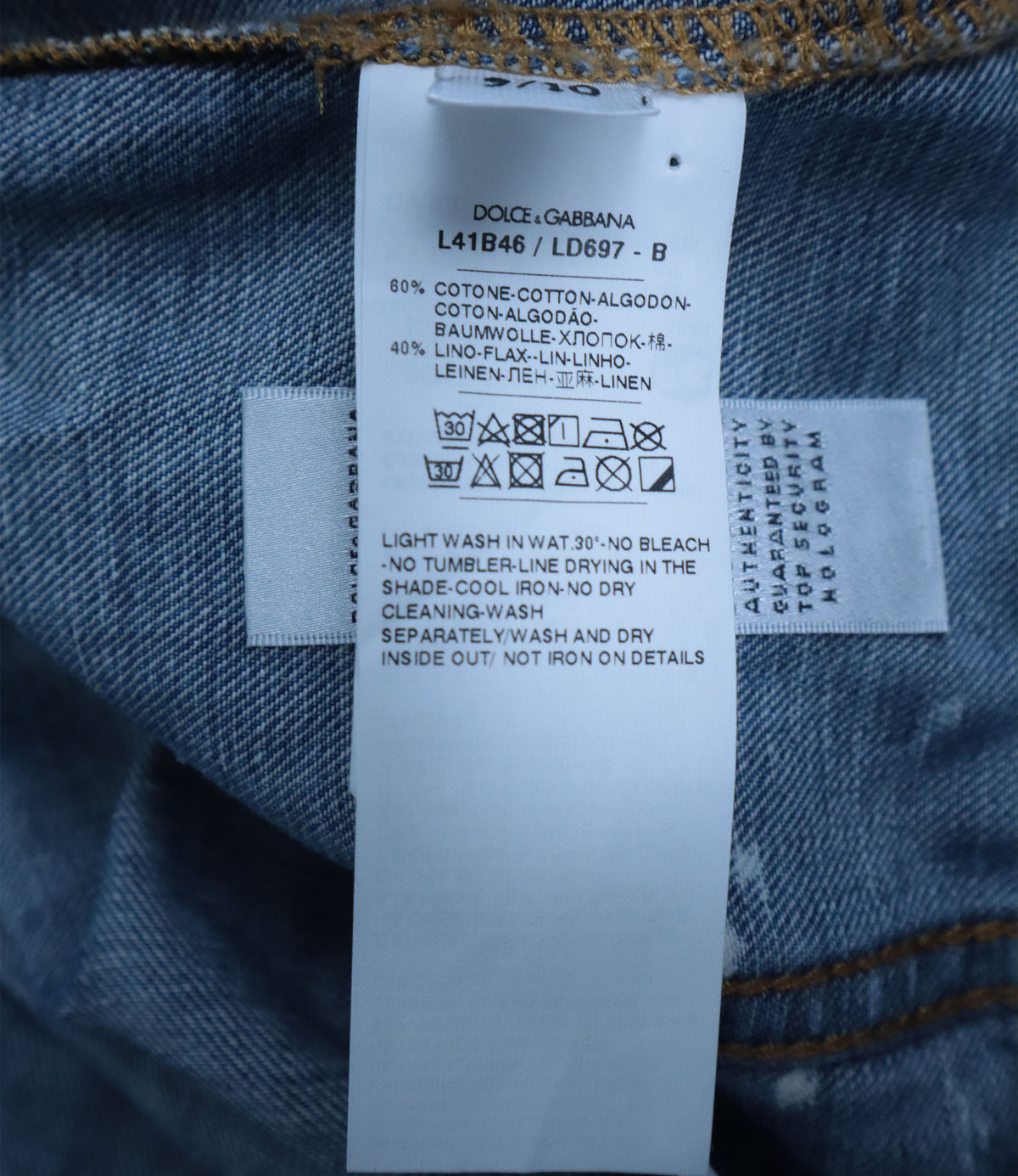 Dolce & Gabbana Jeansjacke Größe 10 in Hellblau mit Leoparden-Stickerei und Applikationen