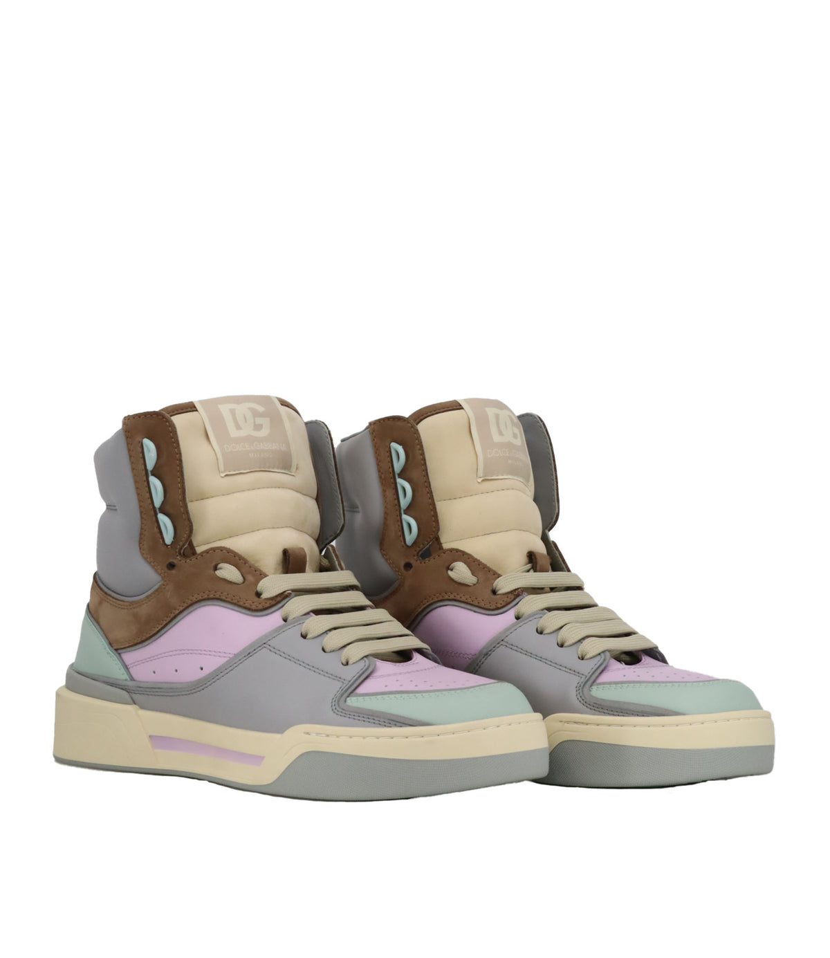 Dolce & Gabbana High-Top Sneaker pastel multicolor Größe 39