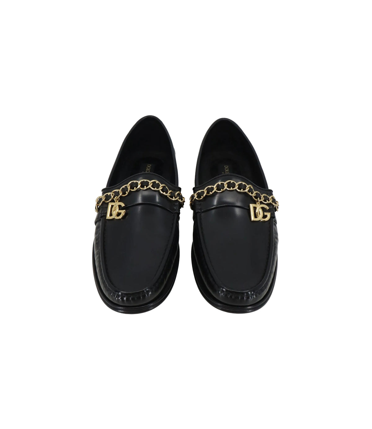 Dolce & Gabbana Loafer schwarz Leder Größe 43 Herren Schuhe