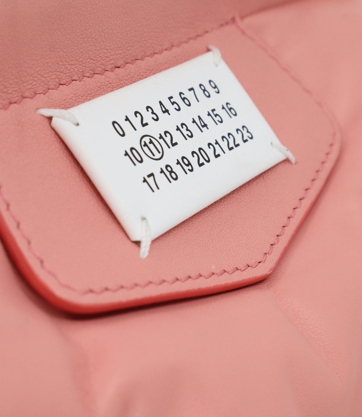 Maison Margiela Handtasche rosa gesteppt aus Leder