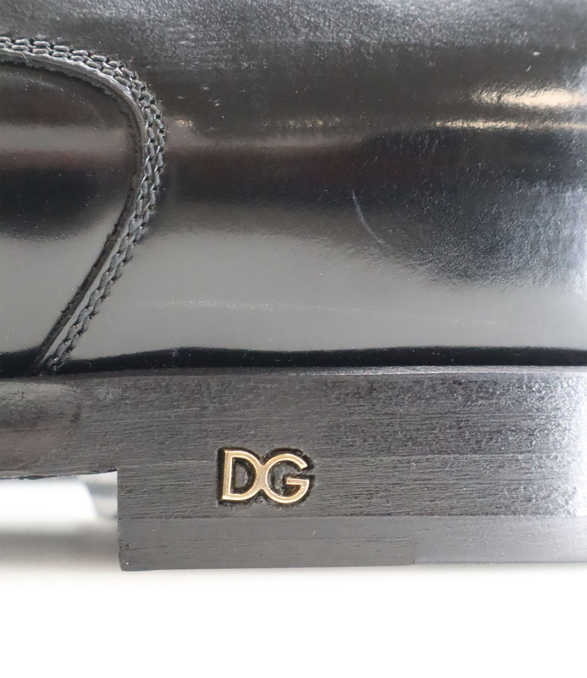 Dolce & Gabbana Business Schuhe schwarz mit Schmuck Größe 43