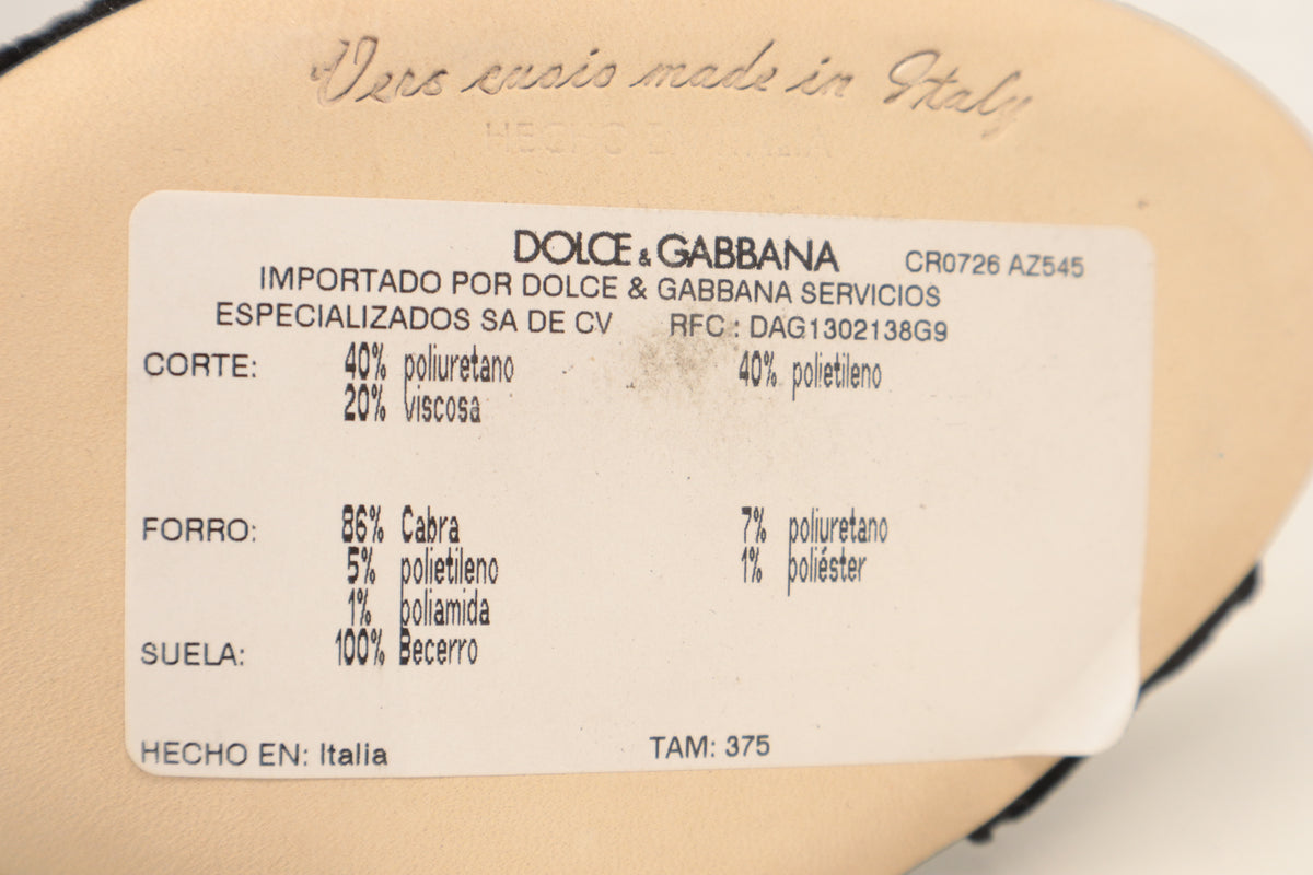 Dolce & Gabbana Sandaletten – Echtheitsnachweis