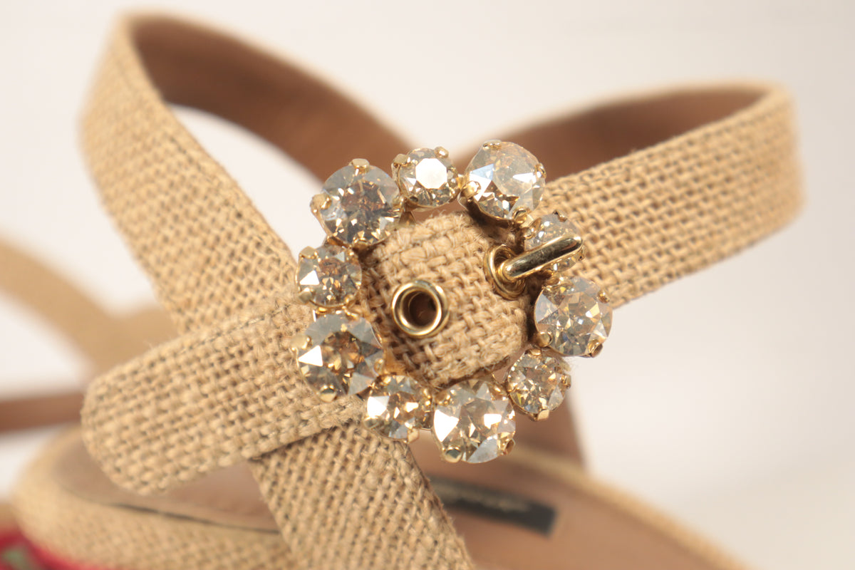 Dolce & Gabbana Plateau-Sandalen – Echtheitsnachweis