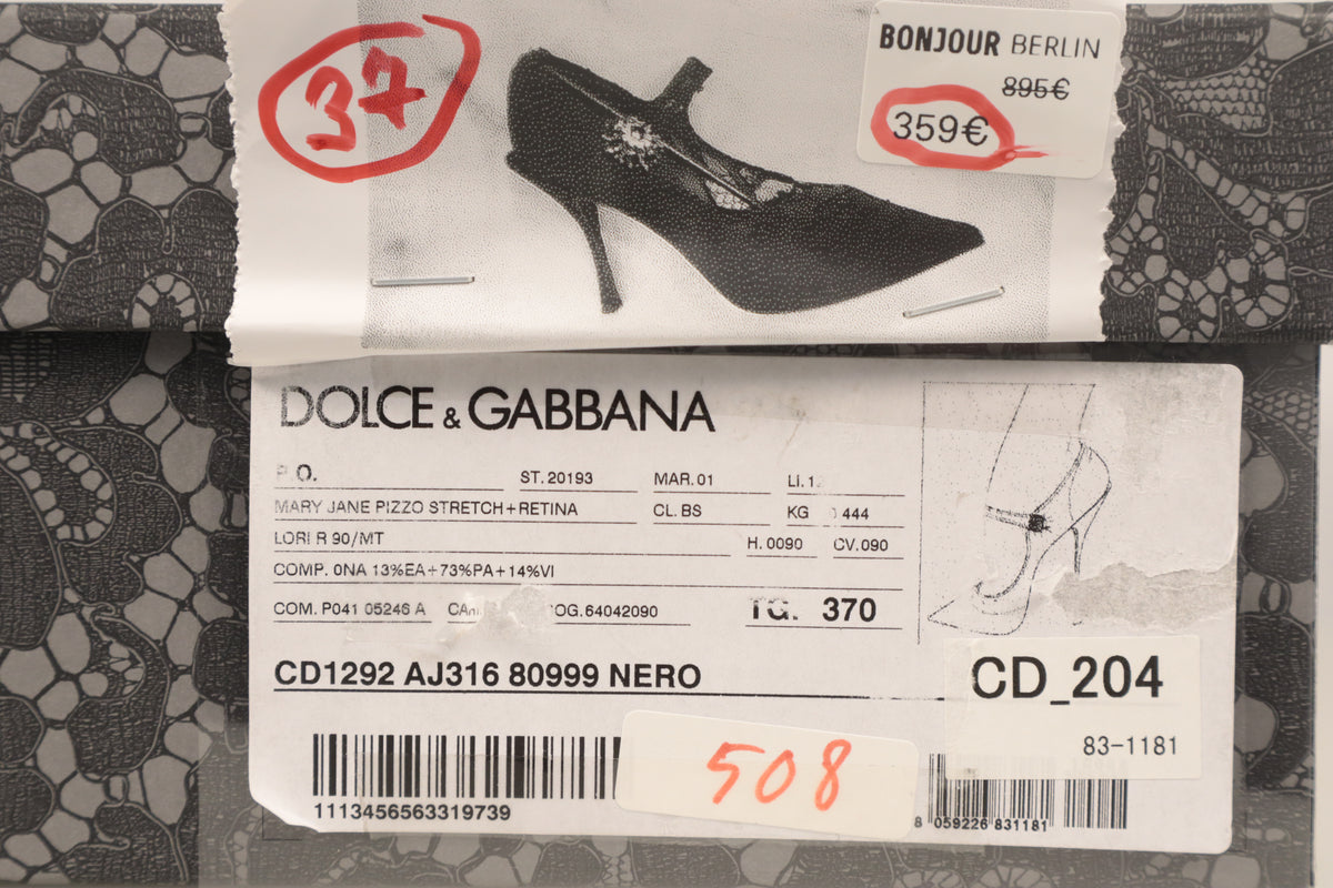 Dolce & Gabbana Mary Jane Schuhe – Echtheitsnachweis