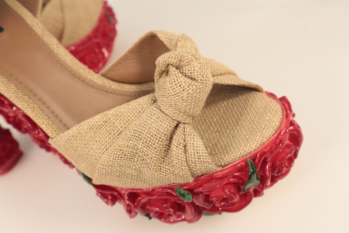 Dolce & Gabbana Plateau-Sandalen – Echtheitsnachweis