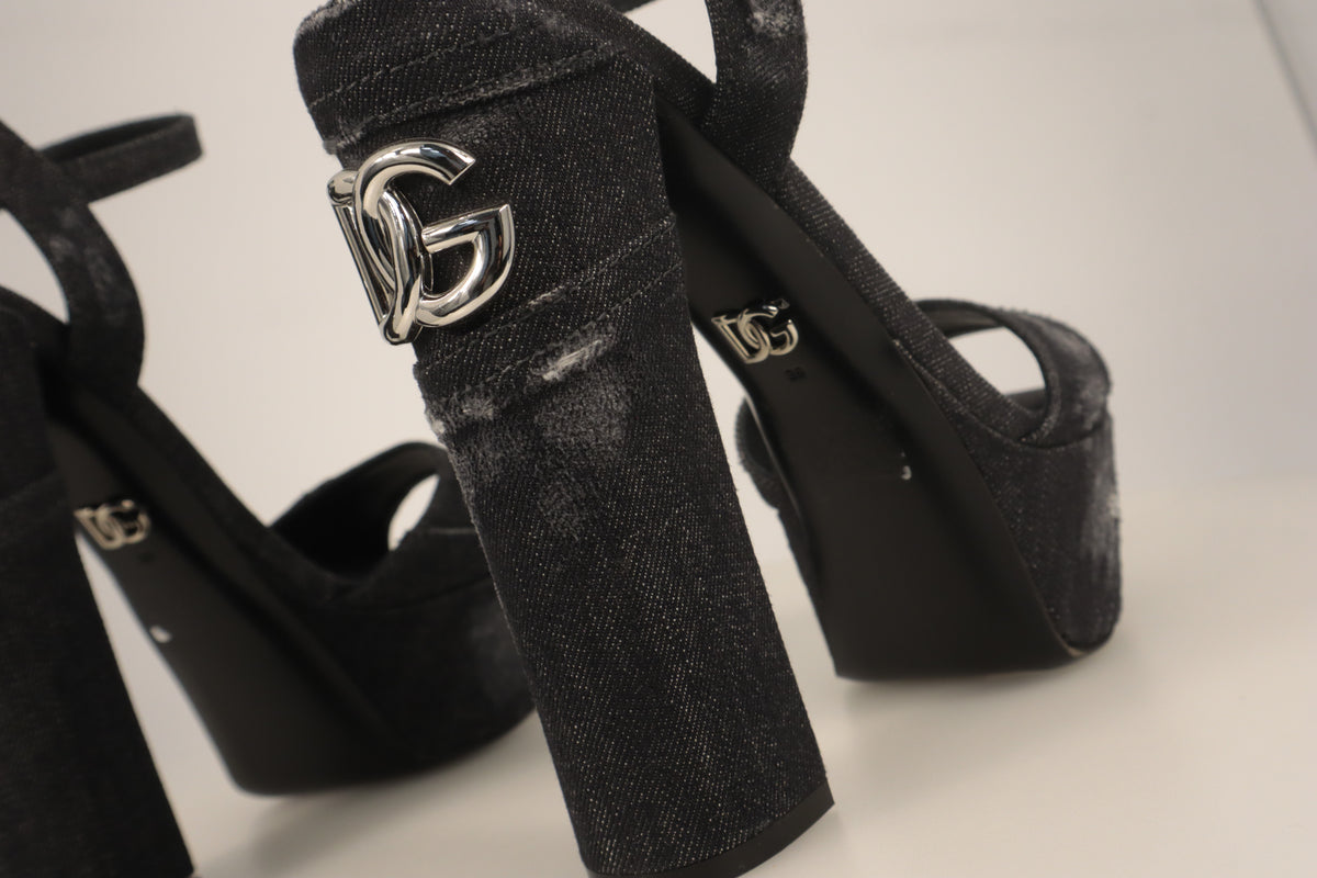 Dolce & Gabbana Plateau-Sandalen – Echtheitsnachweis