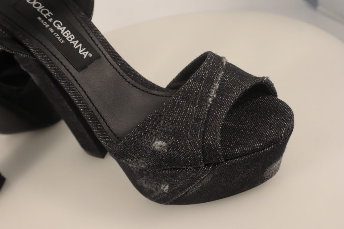 Dolce & Gabbana Plateau-Sandalen – Echtheitsnachweis