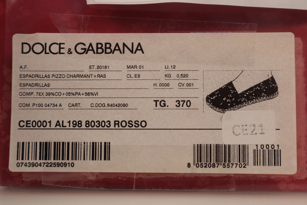 Dolce & Gabbana Espadrilles – Echtheitsnachweis