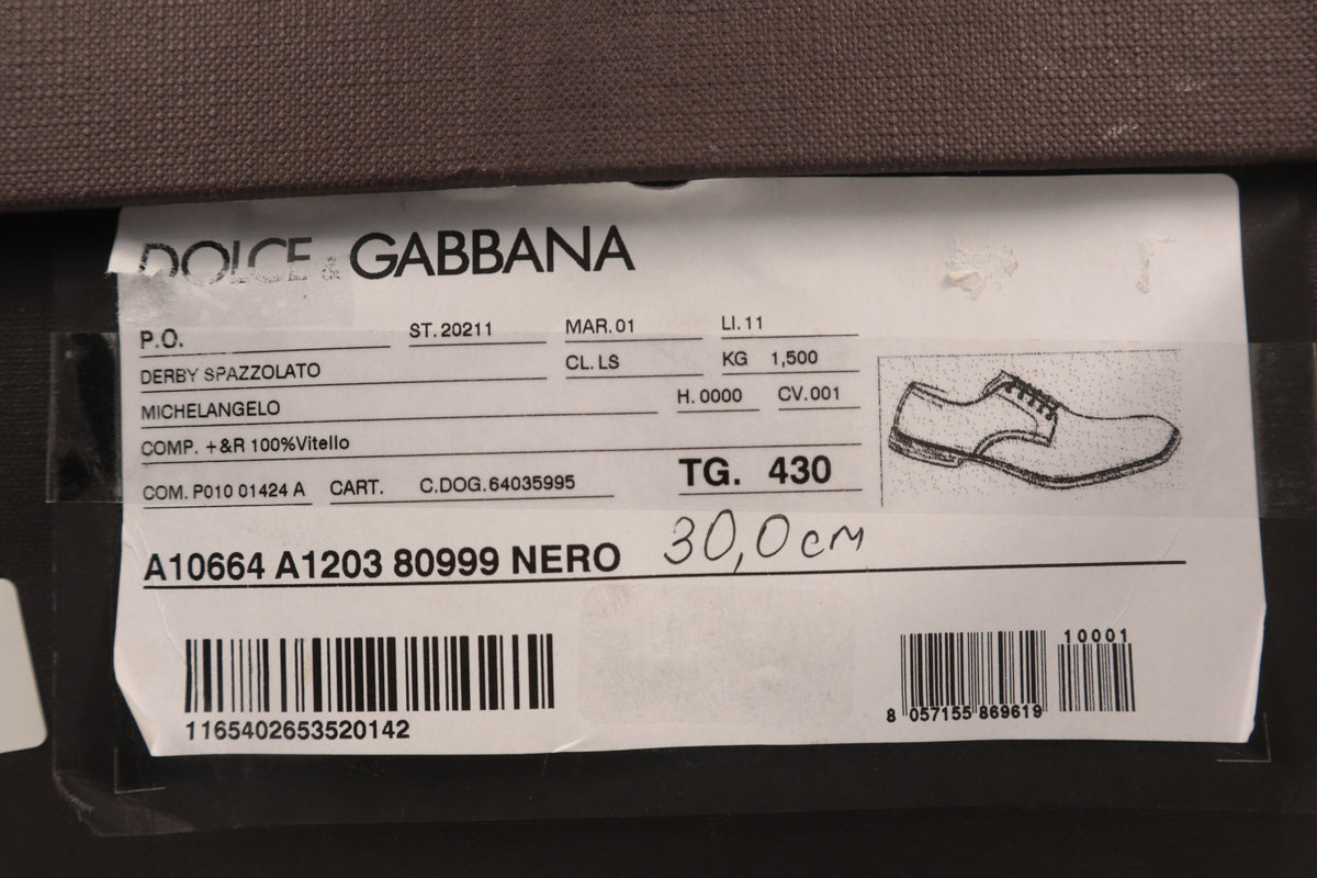 Dolce & Gabbana Derby Schuhe – Echtheitsnachweis