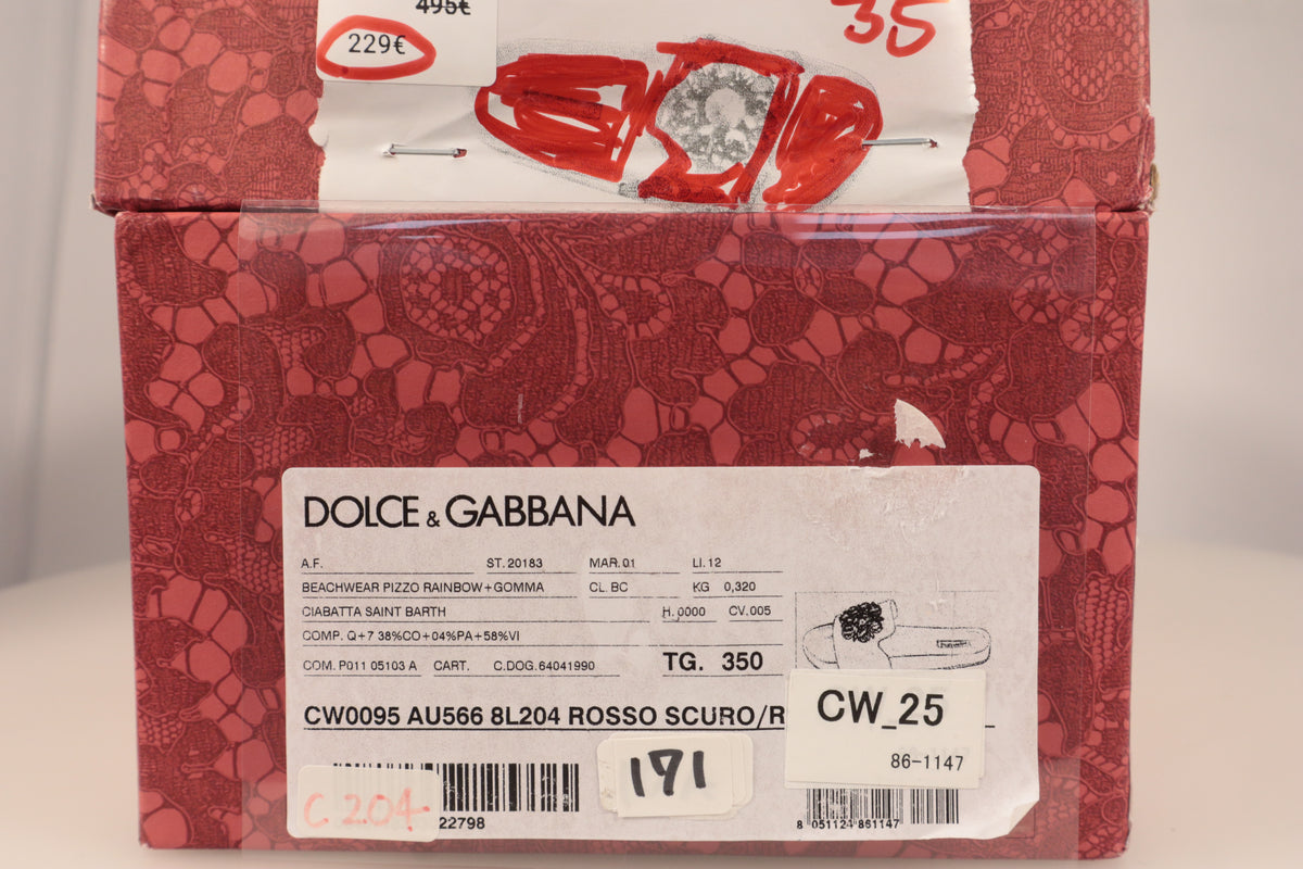 Dolce & Gabbana Badesandalen – Echtheitsnachweis