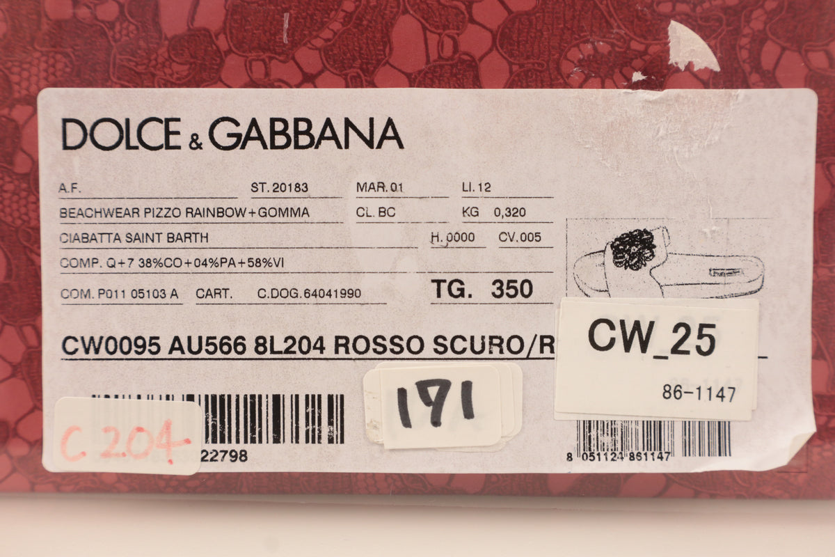 Dolce & Gabbana Badesandalen – Echtheitsnachweis